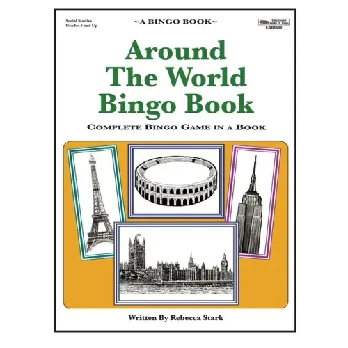 Around The World Bingo Book: Complete Bingo Game In A Book