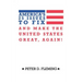 America's 25 Issues to Fix and Make the United States Great, Again!