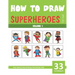 How to Draw Superheroes for Kids - Volume 1