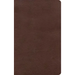 KJV Single-Column Personal Size Bible, Brown Leathertouch