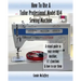 How To Use A Tailor Professional Model 834 Sewing Machine