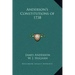 Anderson's Constitutions of 1738