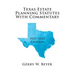 Texas Estate Planning Statutes with Commentary: 2021-2023 Edition