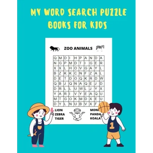 My Word Search Puzzle Books For Kids: word searches for Clever kids ages 6-8, Wordsearches For Second Grade, 60 Large Print Word Search Puzzles, Words