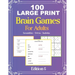 100 Large Print Brain Games For Adult EDITION 5: Easy Large Print Scrambles, Sudoku and Travia Questions For Adult And Seniors Mindfulness Puzzle Mind