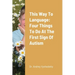 This Way to Language: Four Things to Do at the First Sign of Autism