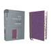 Niv, Thinline Bible, Giant Print, Leathersoft, Gray/Purple, Red Letter, Thumb Indexed, Comfort Print