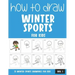 How to Draw Winter Sports for Kids - Vol 1
