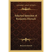 Selected Speeches of Benjamin Disraeli