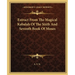 Extract From The Magical Kabalah Of The Sixth And Seventh Book Of Moses
