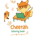 Cheetah Coloring Book