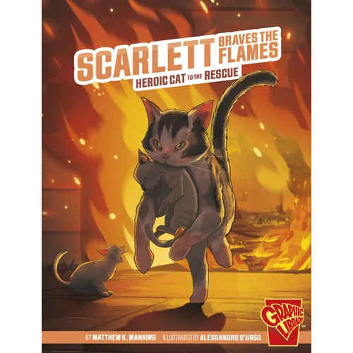 Scarlett Braves the Flames: Heroic Cat to the Rescue