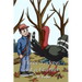 Three Turkeys and a Feather