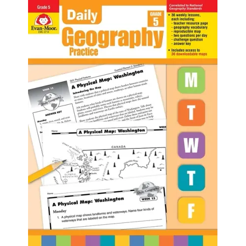 Daily Geography Practice Grade 5: EMC 3714