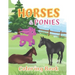 Horses and Ponies Coloring Book: for kids ages 4-8, Great Gift for Boys and Girls