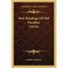 New Readings of Old Parables (1876)