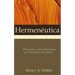 Hermenéutica Softcover Hermeneutics