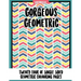 Gorgrous Geometric: 24 of single sided geometric coloring pages