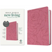 NLT Premium Value Compact Bible, Filament Enabled (Leatherlike, Pink Rose)
