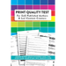 Print Quality Test For Self-Published Authors & Low-Content Creators: Compare The Print Quality of Different Fonts, Lines, Cover Colors, Shades of Gra
