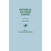 Historical Southern Families. in 23 Volumes. Volume XXIII