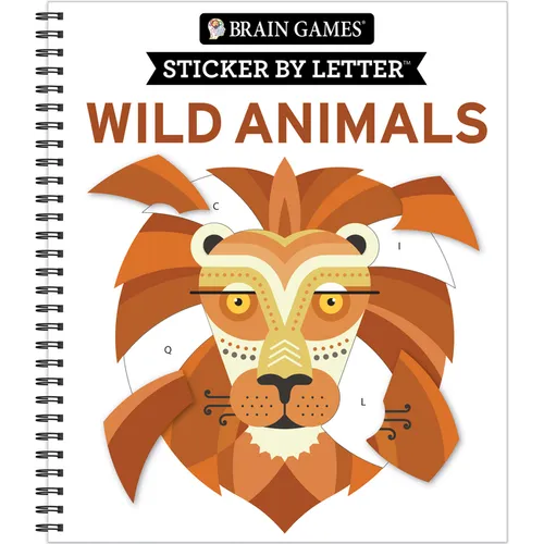 Brain Games - Sticker by Letter: Wild Animals