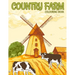 Country Farm Colouring Book: Charming Countryside Colouring Books for Adults