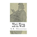 What's Wrong with the World: G.K. Chesterton