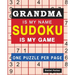Sudoku For Grandma: Large print Easy Sudoku Puzzle Book Gift For grandma Appreciation Birthday Mothers Day & Retirement
