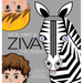 Nick, Mike and Ziva the Zebra