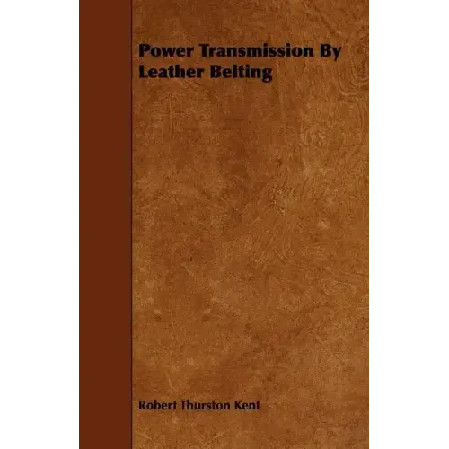 Power Transmission By Leather Belting