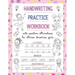 Handwriting Practice Workbook: With Positive Affirmations For African American Girls: Trace Print Letters, Words & Sentences: For Little Black Brown
