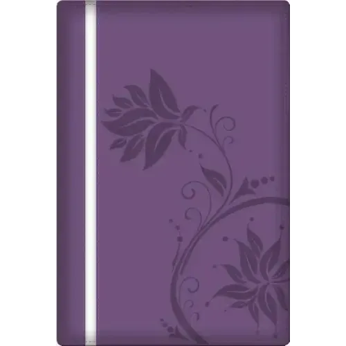 Biblia de la Mujer Conforme Al Corazón de Dios: Duotono Morado