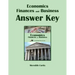 Economics, Finances, & Business Answer Key