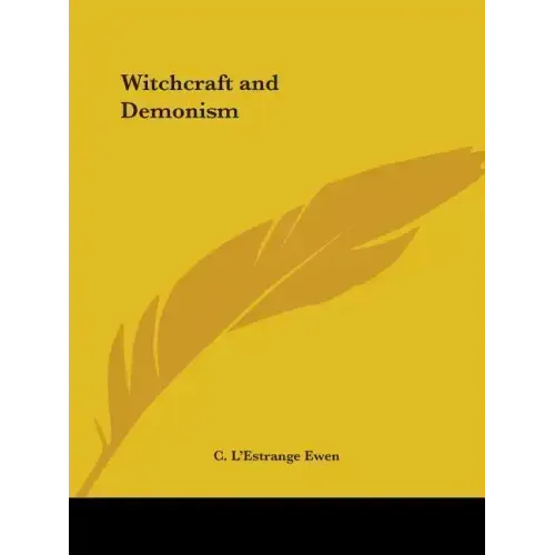Witchcraft and Demonism