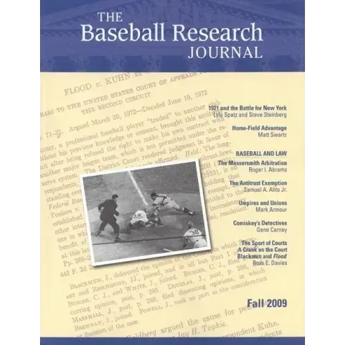 The Baseball Research Journal (Brj), Volume 38 #2