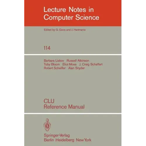 Clu: Reference Manual