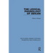 The Lexical Phonology of Sekani