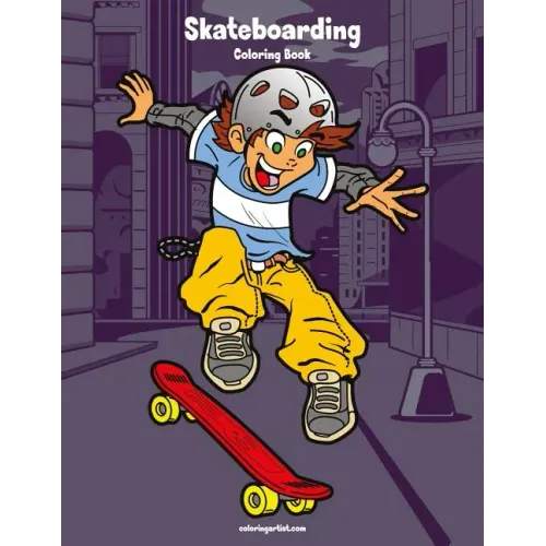 Skateboarding Coloring Book 1