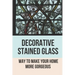 Decorative Stained Glass: Way To Make Your Home More Gorgeous: Decorative Stained Glass Designs