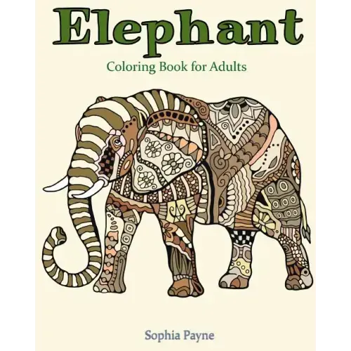 Elephant Coloring Book for Adults