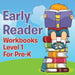 Early Reader Workbooks level 1 For Pre-K