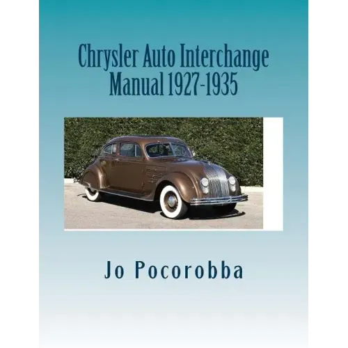 Chrysler Auto Interchange Manual 1927-1935