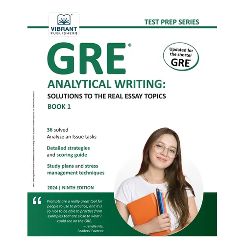 GRE Analytical Writing: Solutions to the Real Essay Topics - Book 1
