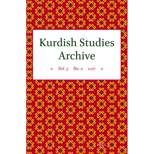 Kurdish Studies Archive: Vol. 5 No. 2 2017