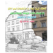 CITY and CHURCH in THE OLD TOWE: Coloring Book for Adults Sketch Design