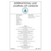 International Law Journal of London: Volume 1, Edition 1