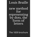 New Method for Representing by Dots, the Form of Letters: The 1839 Brochure