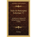 Traite De Philosophie Scolastique V1: Vocabulaire, Logique Et Metaphysique Generale (1909)