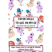 Paper Dolls To Use On My Ex: Paper Voodoo Dolls For Blessing Or Cursing: Ultimate Stress Relief